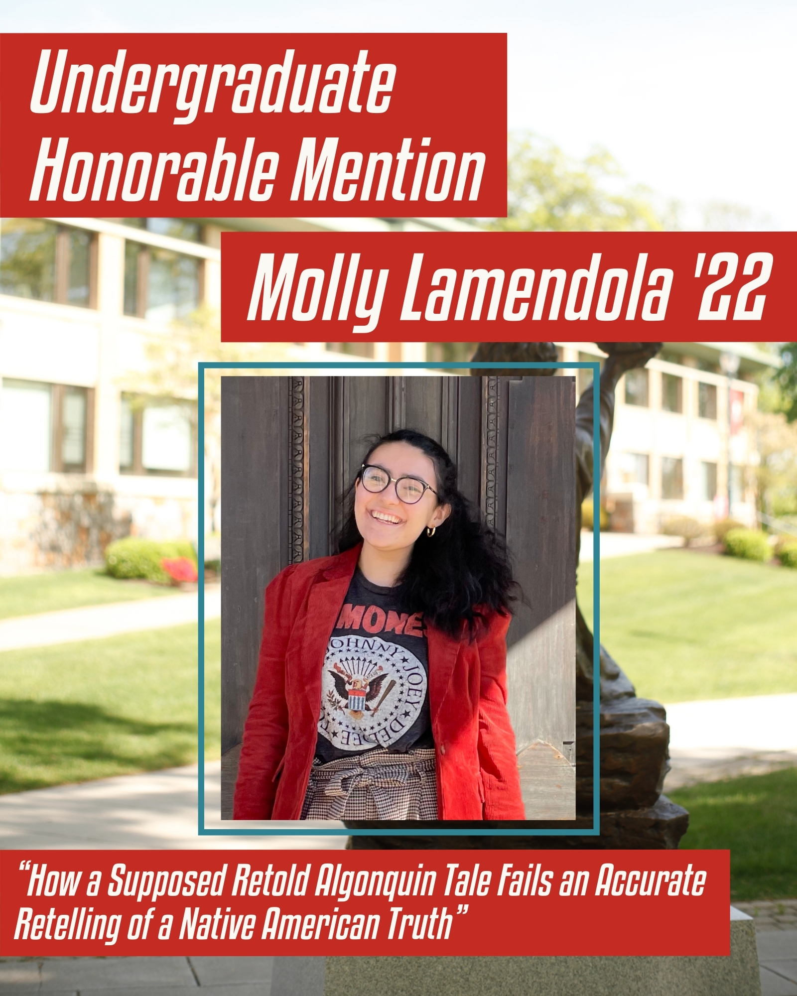 2021 honorable mention Molly Lamendola